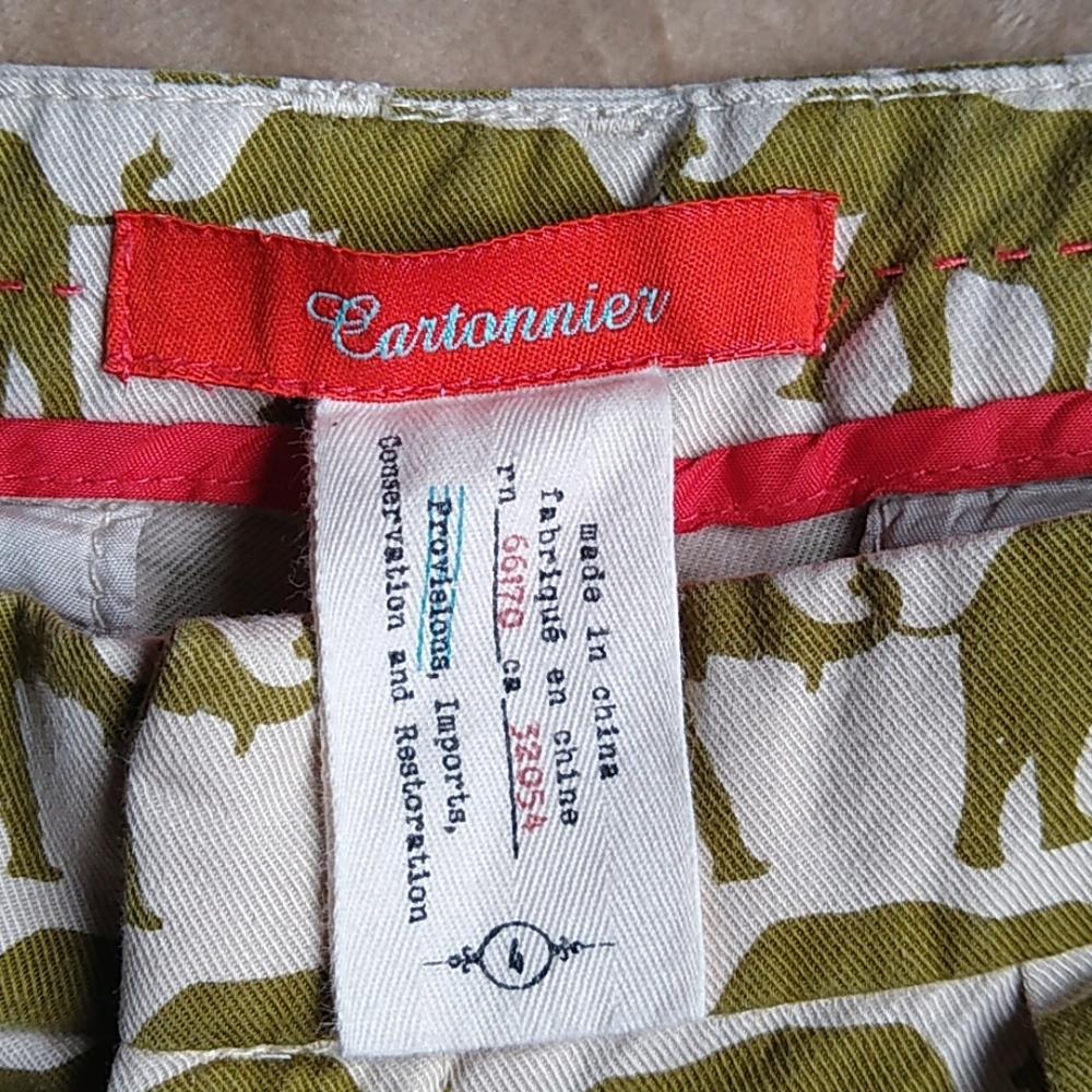 Cartonnier Elephant Shorts Size 4 - Picture 2 of 8